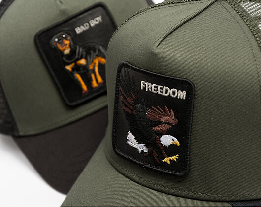 Kšiltovka Goorin - Freedom Eagle Trucker - Palm