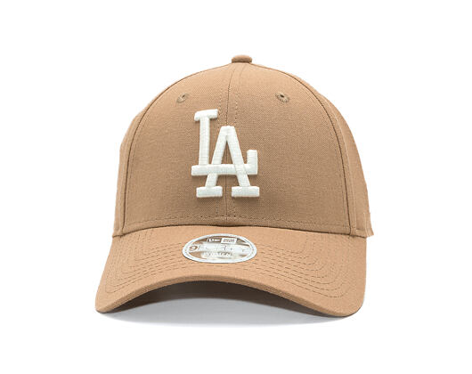 Dámská Kšiltovka New Era - MLB Linen 9FORTY - LA Dodgers - Camel