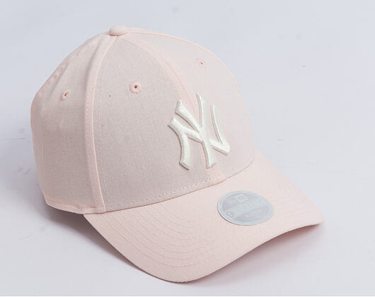 Dámská Kšiltovka New Era - MLB Linen 9FORTY - NY Yankees - Blush Pink