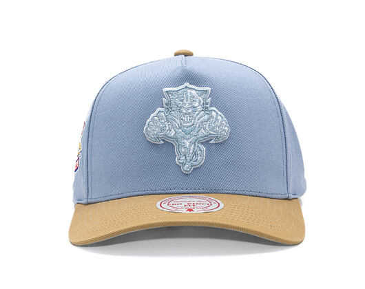 Kšiltovka Mitchell & Ness  - NHL Frosted Peak - Pro Pinch Snapback - Florida Panthers - Blue/Brown