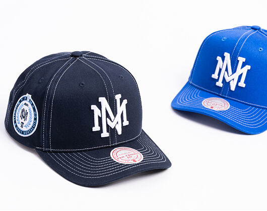 Kšiltovka Mitchell & Ness  - Branded Baseline -Pro Crown Snapback - Navy