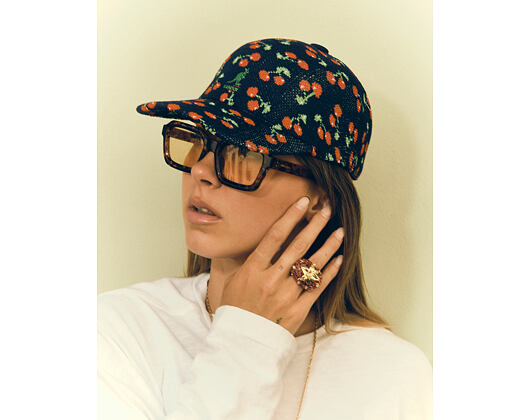 Kšiltovka Kangol - Tropic Cherry Spacecap - Navy