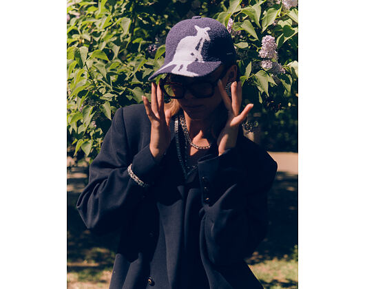 Kšiltovka Kangol - Retro Bermuda Big Kroo Spacecap - Hazy Indigo