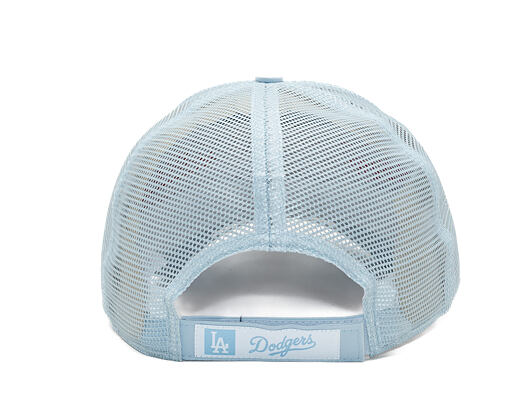 Kšiltovka New Era - MLB Midi Homefield 9FORTY Trucker - LA Dodgers - Sky Blue / White