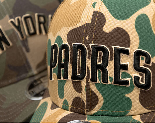 Kšiltovka New Era - MLB Wordmark Camo 9FORTY M-CROWN - NY Yankees - Woodland Camo