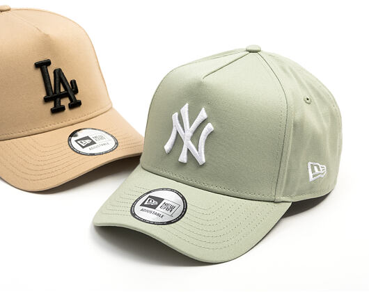 Kšiltovka New Era - MLB Essential 9FORTY A-Frame - LA Dodgers - Camel / Black