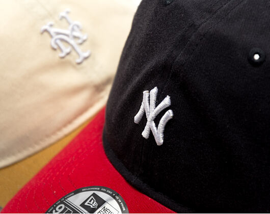 Kšiltovka New Era - MLB Mini Logo Washed Contrast 9TWENTY - NY Yankees - Navy / Scarlet