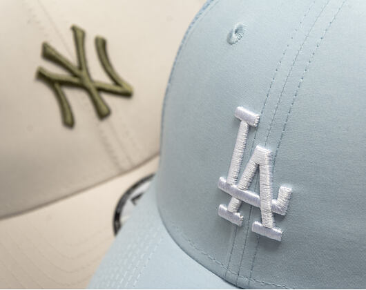 Kšiltovka New Era - MLB Midi Homefield 9FORTY Trucker - LA Dodgers - Sky Blue / White