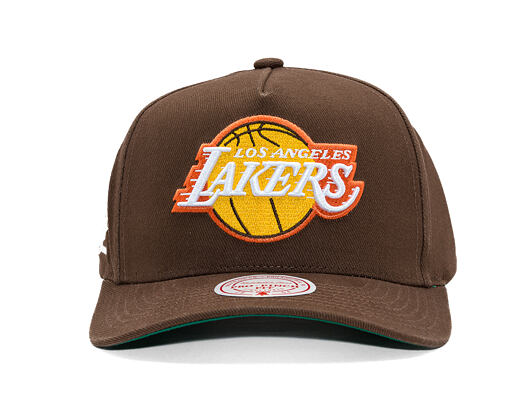 Kšiltovka Mitchell & Ness - NBA - Chestnut Peak - Los Angeles Lakers - Brown