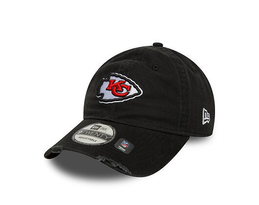 Kšiltovka New Era - NFL Wash & Distressed 9TWENTY - Kansas City Chiefs - Black