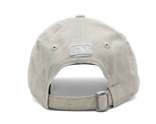 Dětská Kšiltovka New Era - MLB Linen 9FORTY M-CROWN - NY Yankees - Stone / White