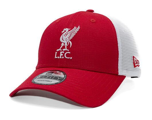 Kšiltovka New Era - Patch 9FORTY - LIVERPOOL FC - Scarlet