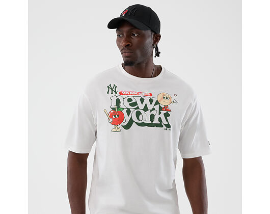 Triko New Era - MLB Icon Graphic Tee - NY Yankees - White