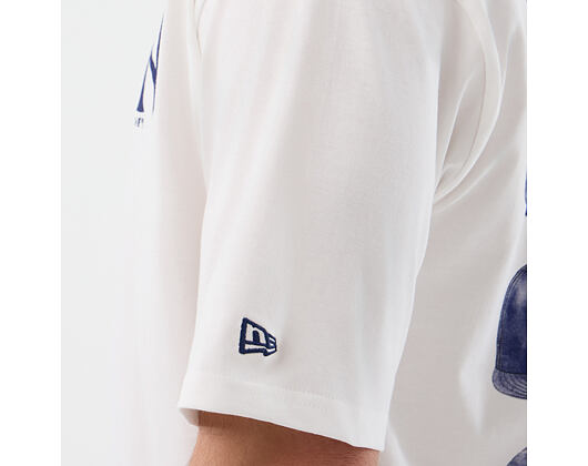Triko New Era - MLB Cap Graphic Oversized Tee - NY Yankees - White