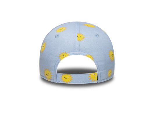 Dětská Kšiltovka New Era - MLB Summer Print 9FORTY - NY Yankees - Sky Blue / Yellow