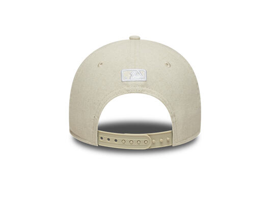 Kšiltovka New Era - MLB Linen 9FORTY M-CROWN - NY Yankees - Stone