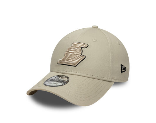 Kšiltovka New Era - NBA Team Outline 9FORTY - LA Lakers - Stone / Black