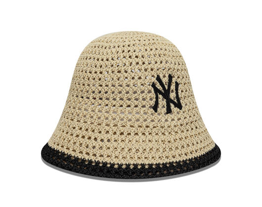 Dámský Klobouk New Era - MLB Explorer Bucket Explorer Bucket - NY Yankees - Stone / Black