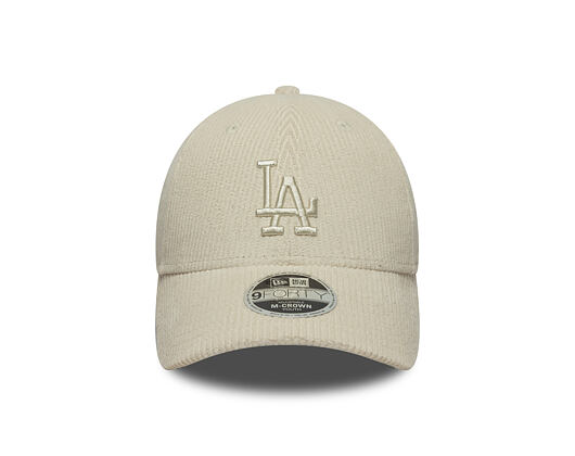 Dětská Kšiltovka New Era - MLB Cord 9FORTY M-CROWN - LA Dodgers - Cream