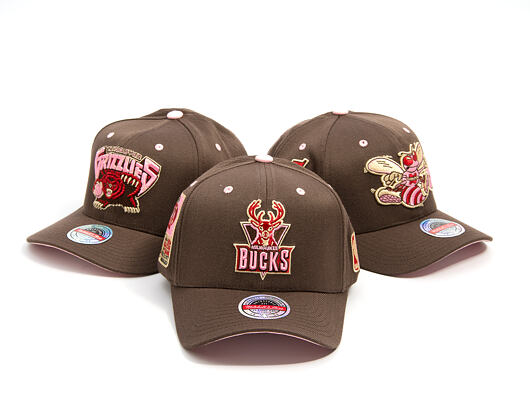 Kšiltovka Mitchell & Ness - NBA - Brown Sugar Bacon - Milwaukee Bucks - Brown