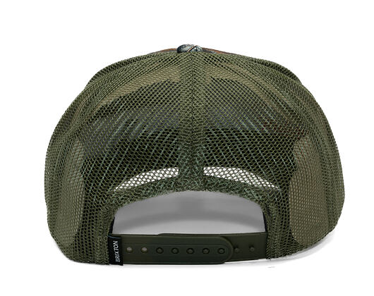 Kšiltovka Brixton - Hubal C Np Mp Trucker Hat - Tree Camo/Olive
