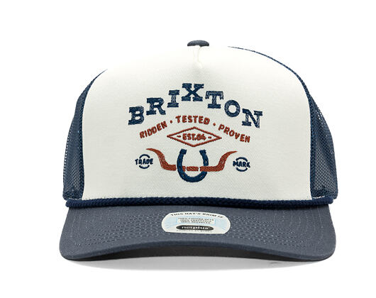 Kšiltovka Brixton - Beekman C Np Mp Trucker Hat - Off White/Navy