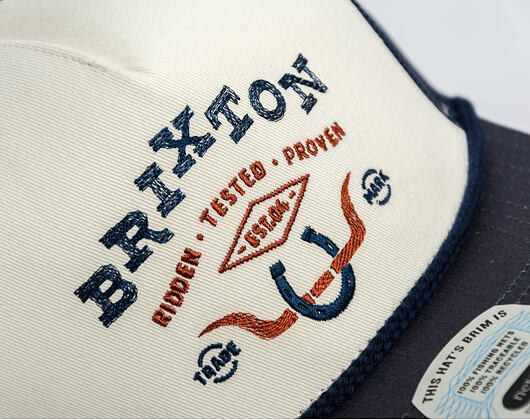 Kšiltovka Brixton - Beekman C Np Mp Trucker Hat - Off White/Navy