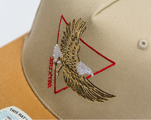 Kšiltovka Brixton - Opal C Np Mp Snapback - Sand/Dark Khaki