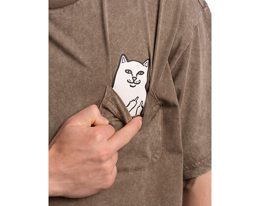 Triko Rip N Dip - Lord Nermal Pocket Tee (Brown Vintage Wash)