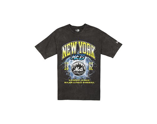 Triko New Era - MLB Lifestyle Graphic Tee - NY Mets - Black