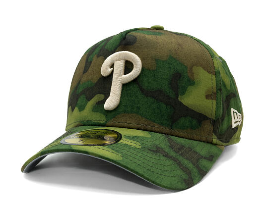Kšiltovka New Era - MLB Ripstop Camo 59FORTY - Philadelphia Phillies - Woodland Camo