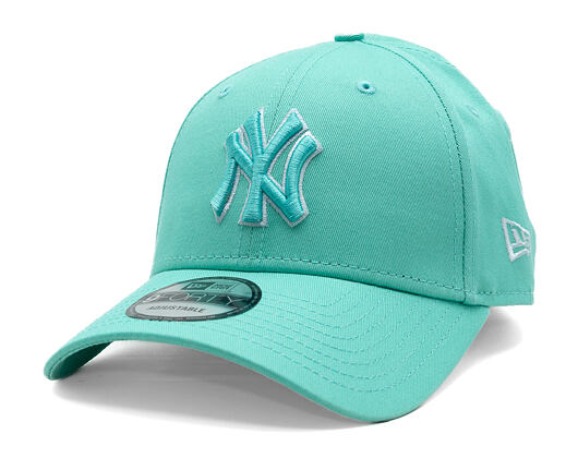 Kšiltovka New Era - MLB League Essential 9FORTY - NY Yankees - Green / Sky Blue