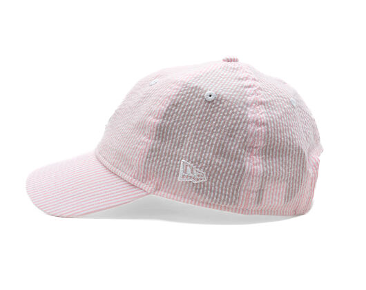 Dětská Kšiltovka New Era - MLB Seersucker 9TWENTY - LA Dodgers - Pink Rouge