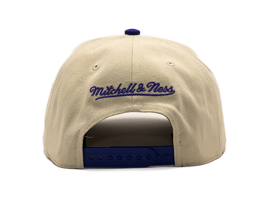 Kšiltovka Mitchell & Ness - Off Tilted - NBA - Los Angeles Lakers - Off White