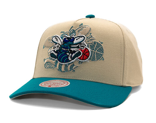 Kšiltovka Mitchell & Ness - Off Tilted Hwc - NBA - Charlotte Hornets - Off White