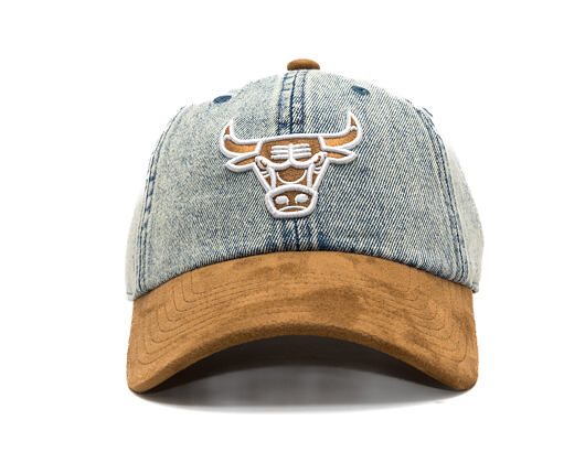 Kšiltovka Mitchell & Ness - Den Suede Strapback - NBA - Chicago Bulls - Blue