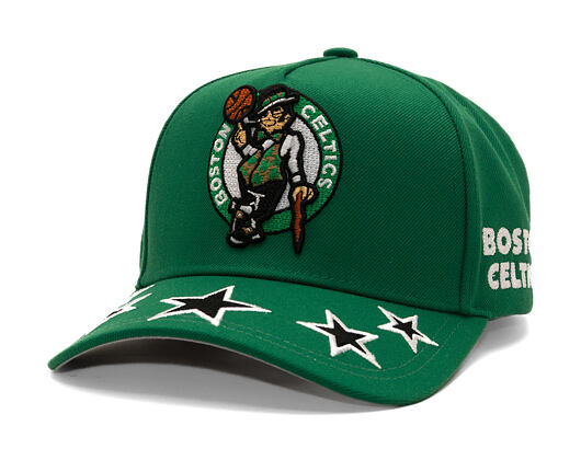 Kšiltovka Mitchell & Ness - Shining Stars - NBA - Boston Celtics - Green