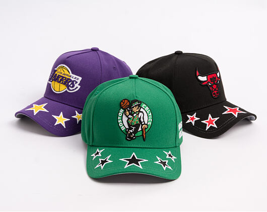 Kšiltovka Mitchell & Ness - Shining Stars - NBA - Boston Celtics - Green