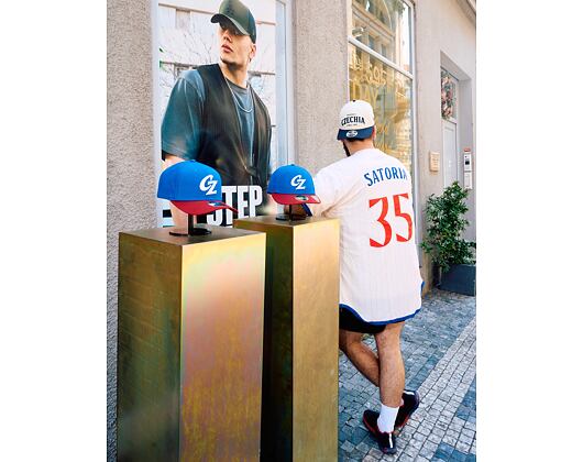 Kšiltovka New Era - Team Core Stretch-Snap 9SEVENTY - Baseball Czechia - Blue