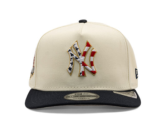 Kšiltovka New Era - MLB "American Flag" 9FIFTY - NY Yankees - Chrome White