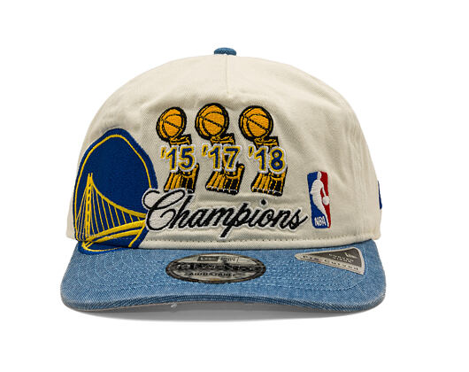 Kšiltovka New Era - NBA "Hardwood Classic Champions" 19TWENTY - Golden State Warriors - Chrome White