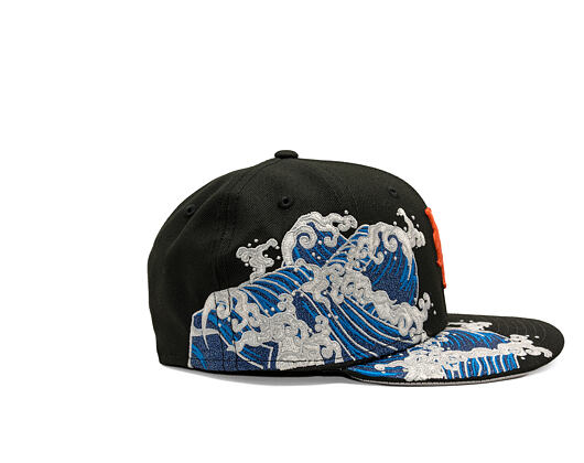 Kšiltovka New Era - MLB "Tidal Wave" 59FIFTY - NY Mets - Black