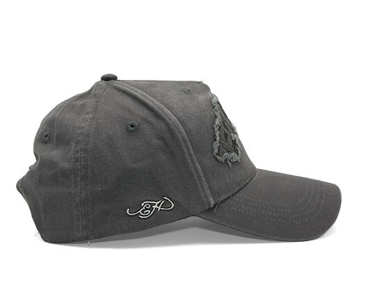 Kšiltovka Ed Hardy - Distressed Gothic 6 Panel Cap - Charcoal