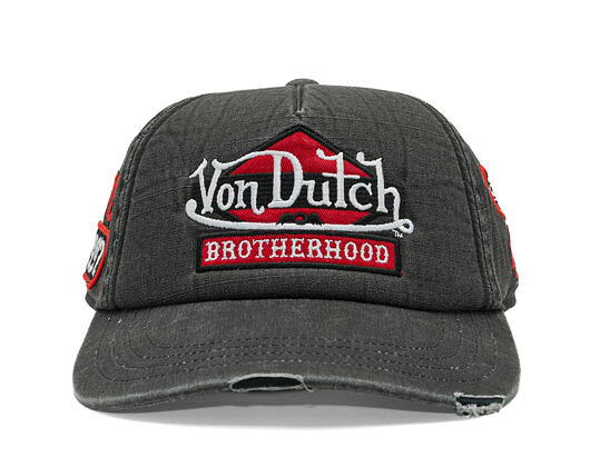 Kšiltovka Von Dutch - Baseball Cap - Brotherhood Patch - Black