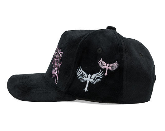 Kšiltovka Reflection Luxury New Angel Cap - Black Pink Script
