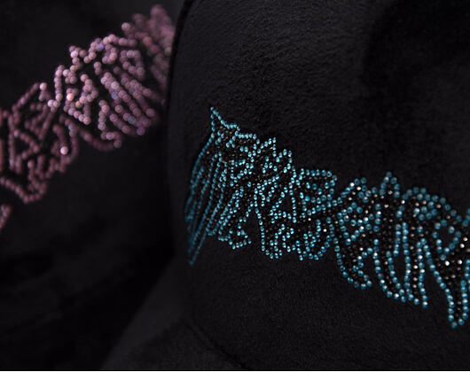 Kšiltovka Reflection Luxury New Angel Cap - Black Baby Blue Script