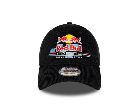 Kšiltovka New Era - F1 Distressed Cord 9FORTY - RED BULL F1 - Black
