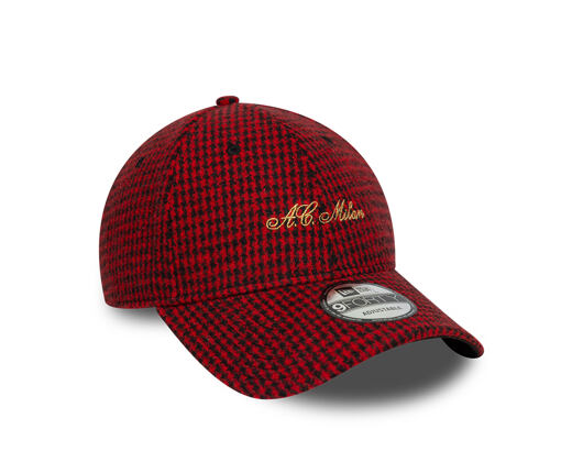 Kšiltovka New Era - Houndstooth 9FORTY - AC MILAN - Black