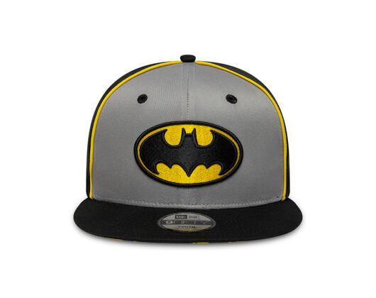 Dětská Kšiltovka New Era - DC Piping 9FIFTY - Batman - Black / Grey