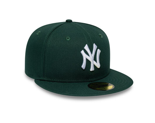 Kšiltovka New Era - MLB League Essential 59FIFTY - NY Yankees - Green / White